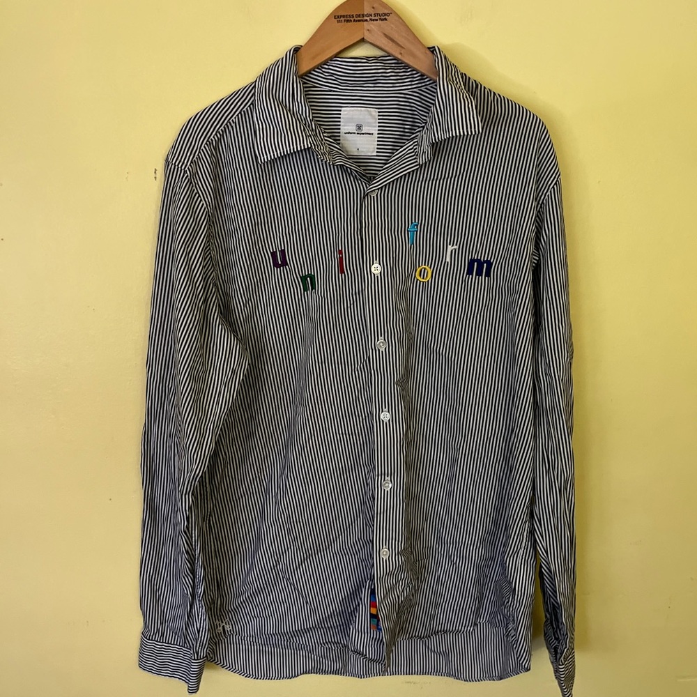 Uniform Experiment Striped Shirt Size 4